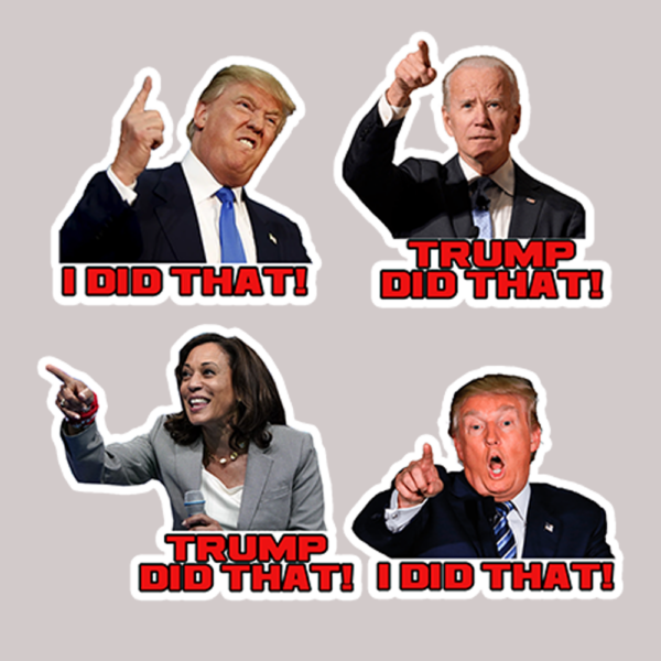 trump,biden,harris,pointing,get sticky,miami,sticker,vinyl