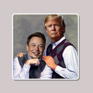 stepbros,trump,elon,get sticky,miami,sticker,vinyl