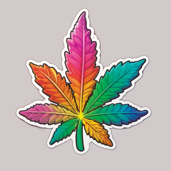 pot leaf,get sticky,miami,sticker,vinyl